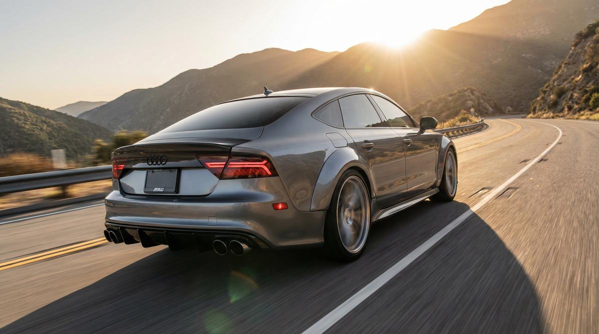 芒果视频 - 奥迪A7山路试驾视频